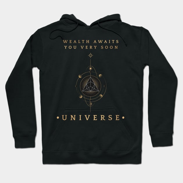 Wealth Awaits Hoodie by Kneazal